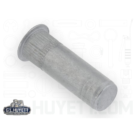 Avk Rivet Nut, 1/4"-20 Thread Size, 0.5 in Flange Dia., 1.205 in L, Aluminum BTI-ALA1-420-165B/B
